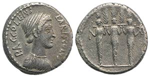 Roman Imperatorial, P. Accoleius Lariscolus, ... 
