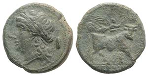 Samnium, Aesernia, c. 263-240 BC. Æ (20mm, ... 