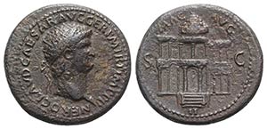 Nero (54-68). Æ Dupondius (30.5mm, 16.99g, ... 