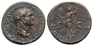 Vespasian (69-79). Æ Sestertius (33mm, ... 
