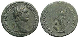 Domitian (81-96). Æ As (29mm, 10.88g, 6h). ... 