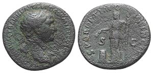 Trajan (98-117). Æ Dupondius (28mm, 10.10g, ... 