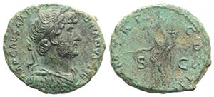 Hadrian (117-138). Æ As (28mm, 10.19g, 6h). ... 