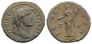 Antoninus Pius (138-161). Æ As (28.5mm, ... 