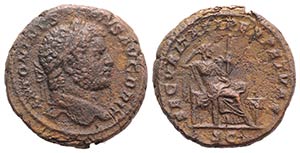 Caracalla (198-217). Æ As (25mm, 12.12g, ... 