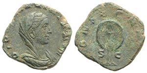 Diva Mariniana (died before AD 253). Æ ... 