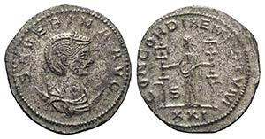 Severina (Augusta, 270-275). Antoninianus ... 