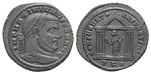 Maximianus (Second reign, 307-308). Æ ... 