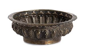 A SILVER BOWL Probably Indonesia, 19th ... 