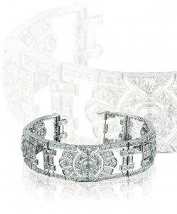 Platinum diamonds bracelet  Platinum ... 