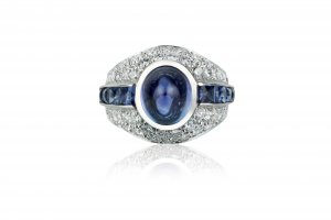‘Trombino’ sapphire ring  ‘850’ ... 