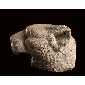 ROMAN MARBLE PANTHER HEAD 1st ... 