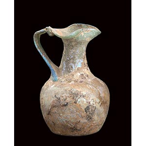 ROMAN GLASS OINOCHOE 1st - 4th century AD ... 
