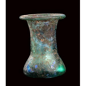 ROMAN GLASS JAR 1st - 4th century AD height ... 