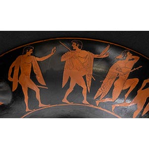 LARGE ATTIC RED-FIGURE KYLIX ... 