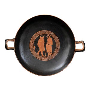 ATTIC RED-FIGURE KYLIX Manner of the Bologna ... 