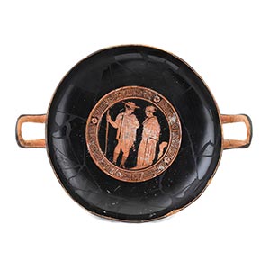 ATTIC RED-FIGURE KYLIX Manner of the ... 