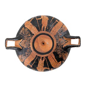 ATTIC RED-FIGURE KYLIX Manner of ... 