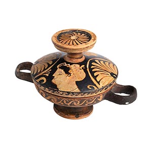 APULIAN RED-FIGURE LEKANIS WITH LID 4th ... 