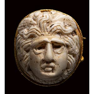 A rare late Roman ivory cameo ... 
