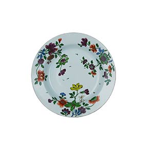 Soup plate  Porcelain soup plate  with ... 