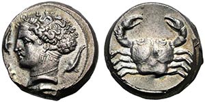 Sicily, Motya, Tetradrachm, ca. 405-397 BC ... 