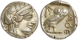 Attica, Athens, Tetradrachm, after 449 BC AR ... 