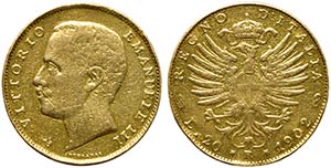 Italy, Savoia, Vittorio Emanuele III ... 
