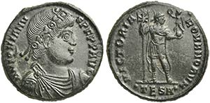 Jovian (363-364), Nummus, Thessalonica, AD ... 