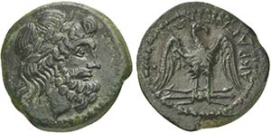 Sicily, Akragas, Bronze, ca. 240-212 BC AE ... 