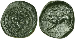 Sicily, Uncertain Mint, Bronze, 3rd century ... 