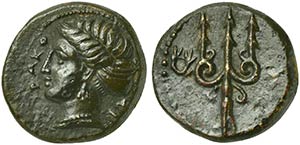 Sicily, Syracuse, Onkia, 4th century BC AE ... 
