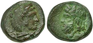 Sicily, Gela, Bronze, ca. 339-310 BC AE (g ... 