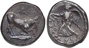 Sicily, Katane, Tetradrachm, ca. 470-465 BC ... 