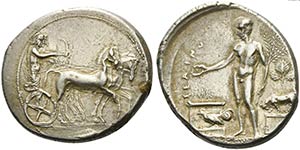 Sicily, Selinus, Tetradrachm, ca. 440-430 BC ... 