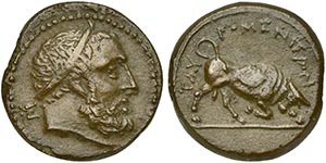 Sicily, Tauromenion, Bronze, ca. 275-216 BC ... 