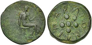 Sicily, Lipara, Hemilitron, ca. 412-408 BC ... 