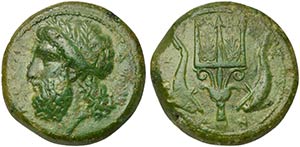 Sicily, Messana, Litra, ca. 338-275 BC AE (g ... 