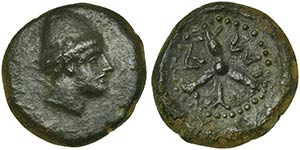 Sicily, Mytistratos, Hexas, ca. 340-330 BC ... 