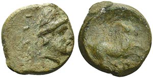 Sicily, Mytistratos, Bronze, ca. 340-330 BC ... 