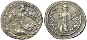 Sicily, Kamarina, Litra, ca. 461-435 BC AR ... 