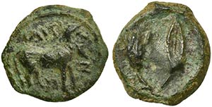 Sicily, Iaitos, Bronze, ca. 330-260 BC AE (g ... 