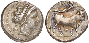 Campania, Neapolis, Didrachm, ca. 300-275 BC ... 