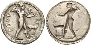 Bruttium, Caulonia, Stater, ca. 525-500 BC ... 