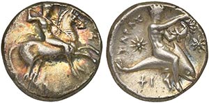 Apulia, Tarentum, Nomos, ca. 333-330 BC AR ... 
