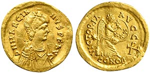 Marcian (450-457), Semis, Uncertain Mint, AD ... 