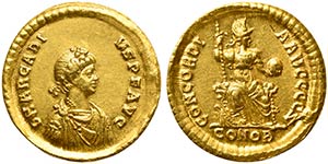 Arcadius (383-408), Solidus, ... 
