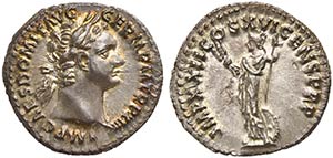 Domitian (81-96), Denarius, Rome, AD 93-94 ... 
