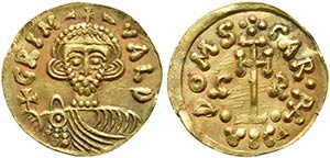Lombards, Grimoald III (787-806), Tremissis ... 