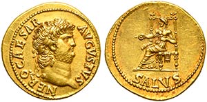 Nero (54-68), Aureus, Rome, AD 65-66 AV (g ... 